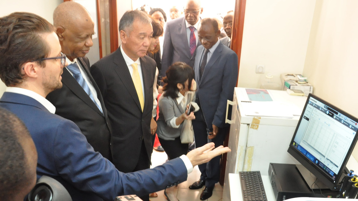 Inauguration of the magpix equipment at Centre Pasteur du Cameroun ©Centre Pasteur du Cameroun